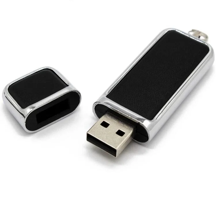 
brown black leather with key chain model 4GB 8GB usb flash drive usb 2.0 16GB 32GB 64GB High Speed pen drive 
