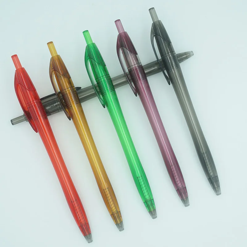 Hot Sale Promotional Colored Barrel Manufacturing Custom Roller Ball Point Pen With Logo