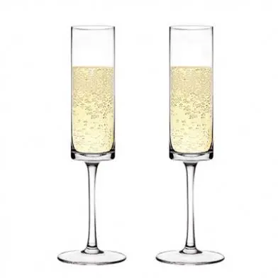 wholesale customized flute coupe cylinder champagne glass