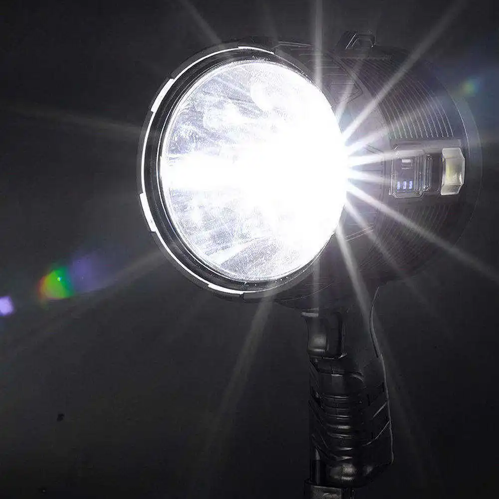 High-Power P50 Fixed Focus Strong Light Long Shot Glare Flashlight Handheld Rechargeable Long Range Powerful Searchlight