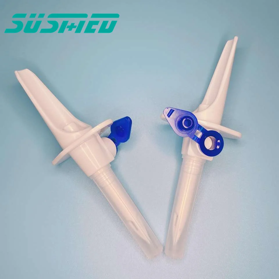 Disposable Air Vented Spike for Iv Infusion Transfer Spike