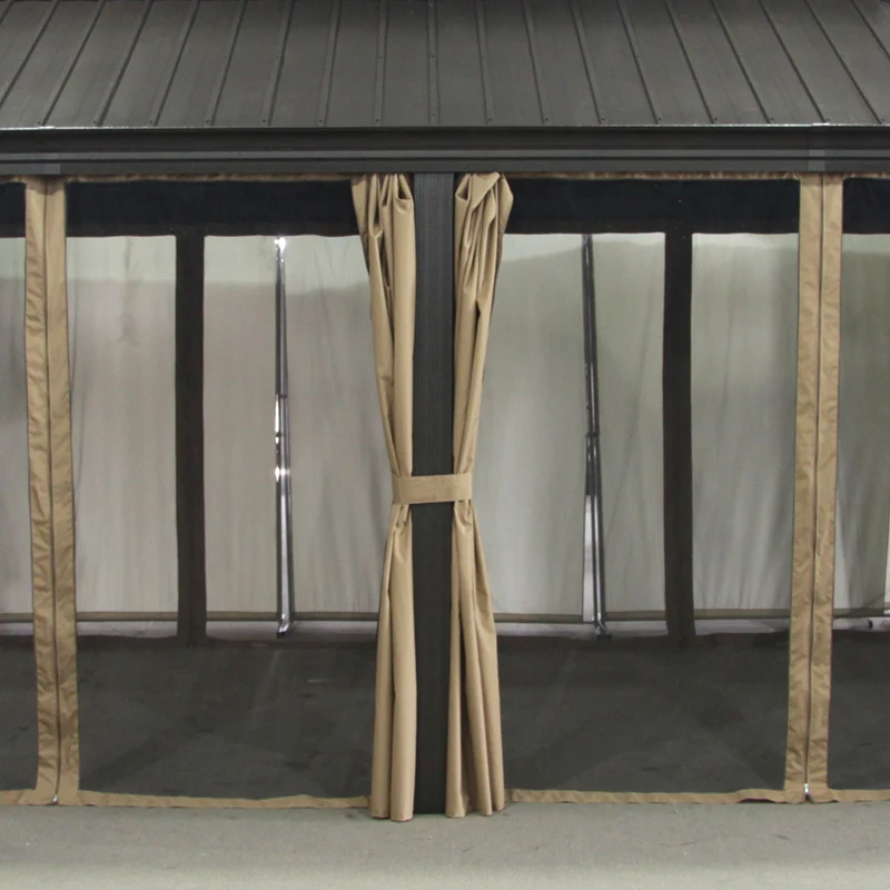 Professional gazebo hard top pergola garden tent gazebo outdoor with CE certificate