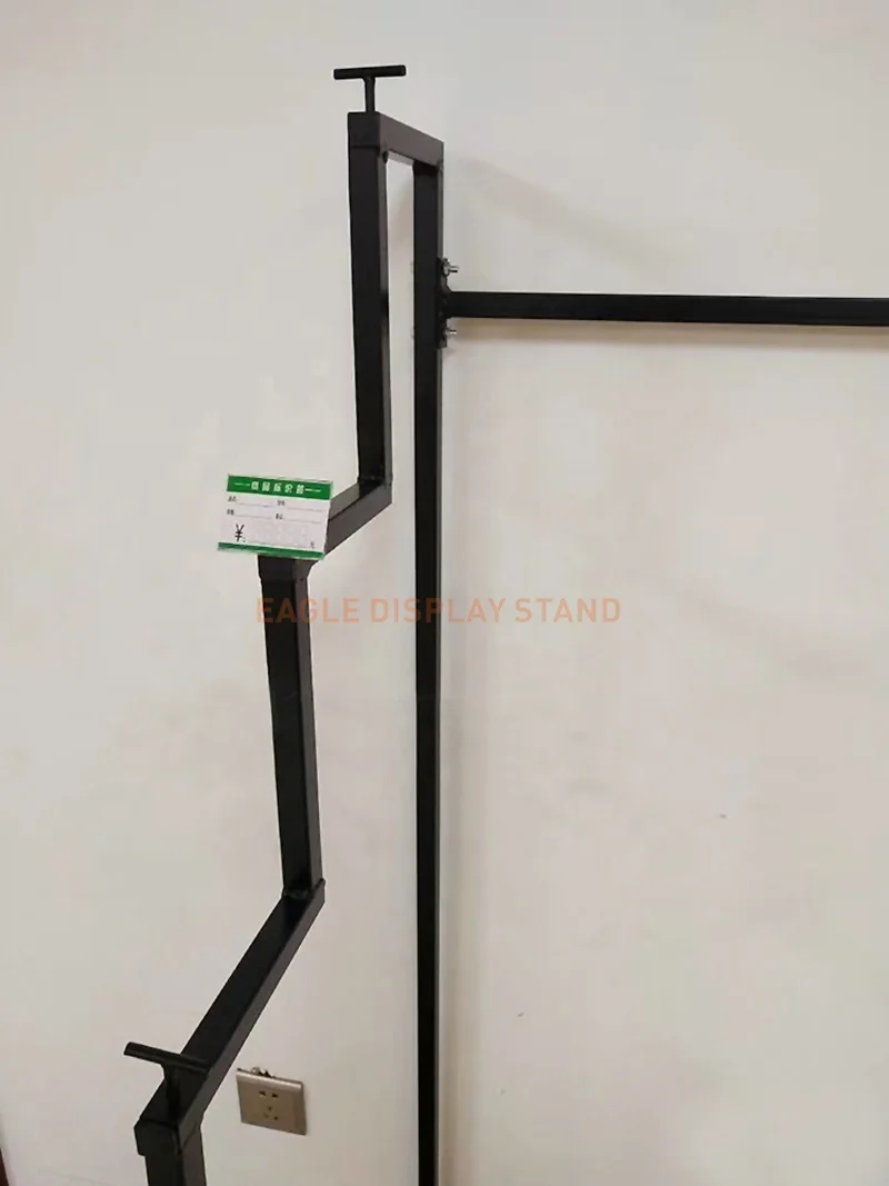 Retail rug display metal rack carpet display stand for hanging carpet