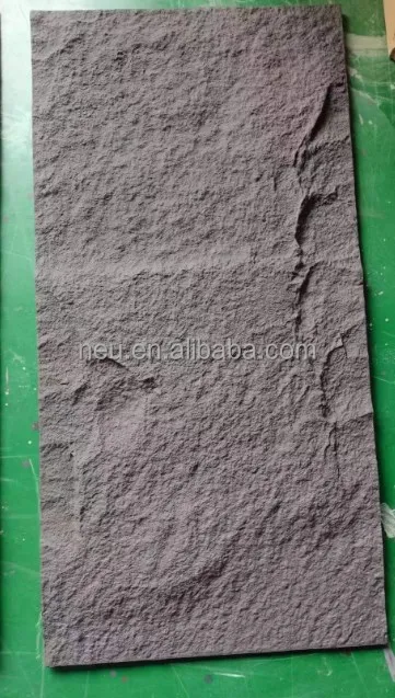 Artificial PU stone decoration cladding panels stones exterior wall cladding home pink 3d wall panel