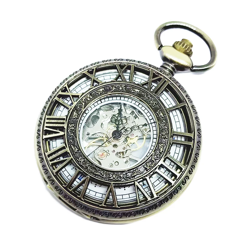 Уникальные Карманные часы PM7071, подарок на день Святого Валентина, мужской подарок, механический каркас