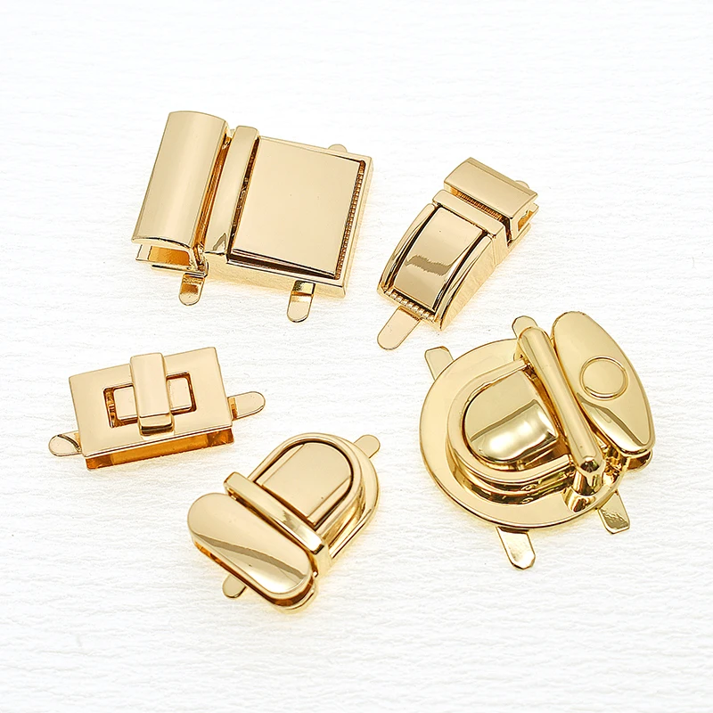 High quality Custom Bag Hardware Metal Handbags Twist Lock Metal Turn Locks For Purse