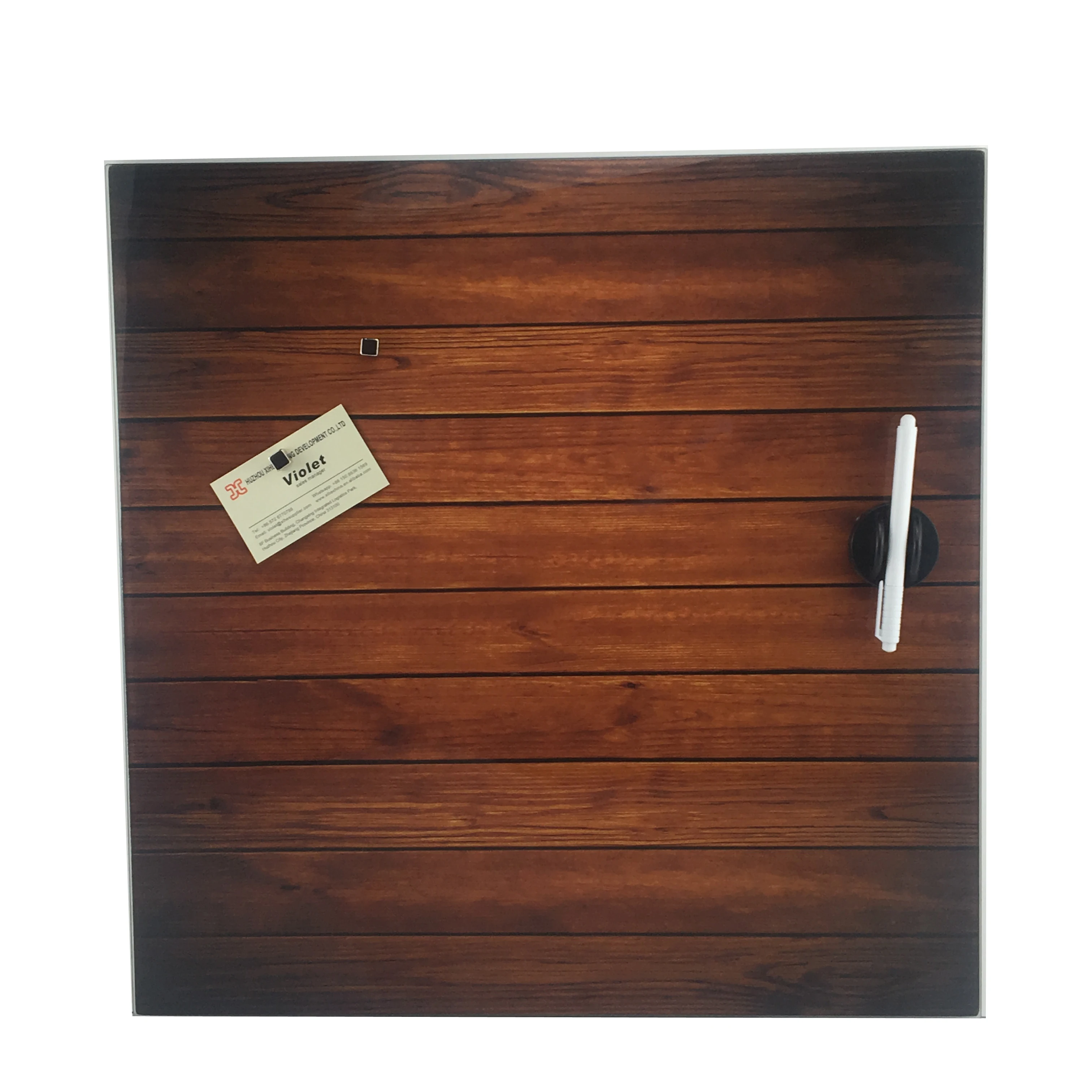 Wall Mounted Easy Dry Erasable Magnetic Glass Memo Board