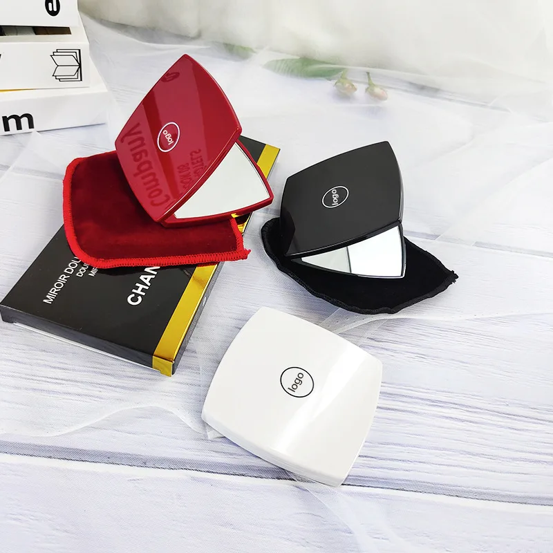 cosmetic mirror mini wholesale plastic custom pocket kids with logo pocket cheap small square mirror