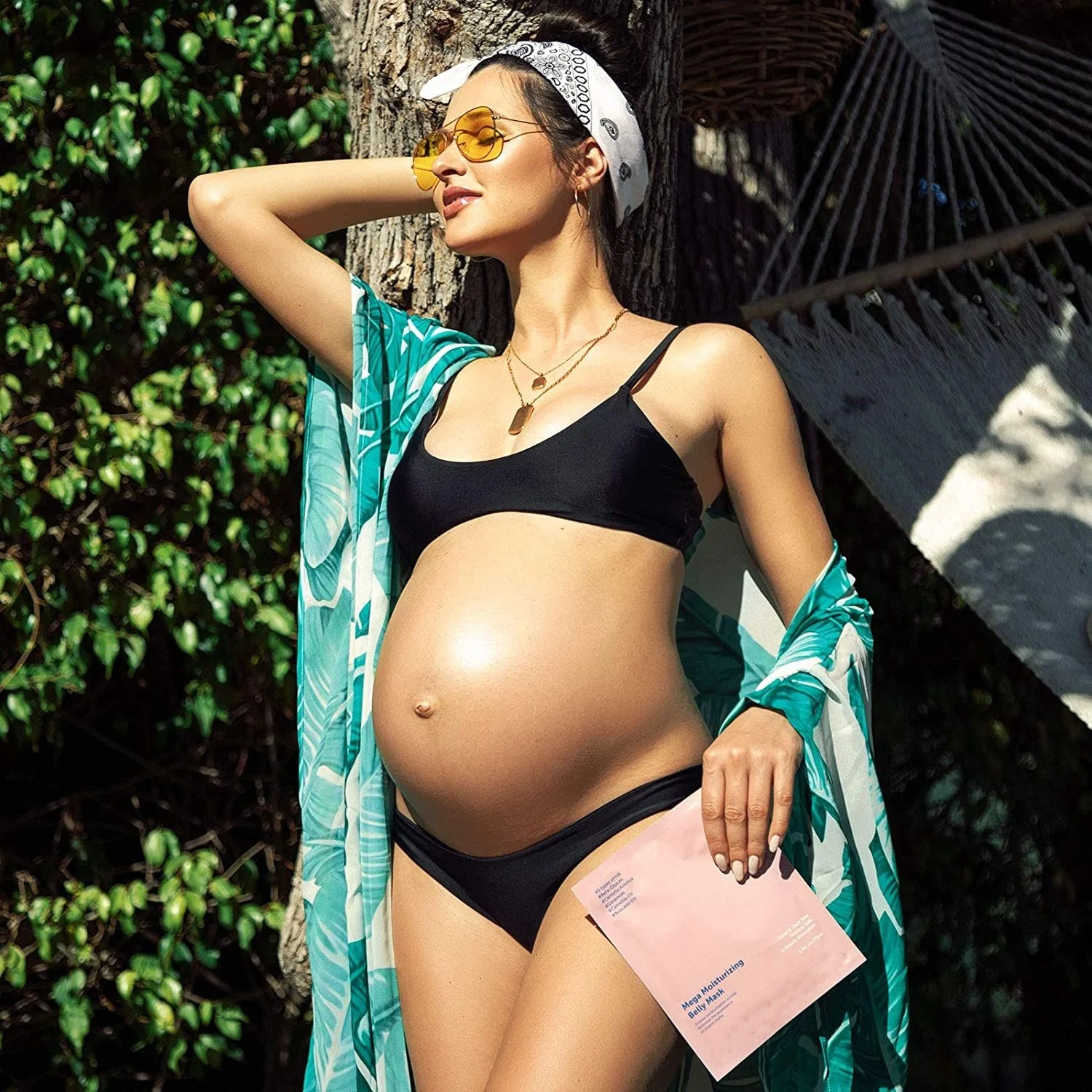 Пользовательская увлажняющая маска для живота для беременных с уменьшением растяжения, удаление тела для беременных, уход за кожей, листовая маска для живота