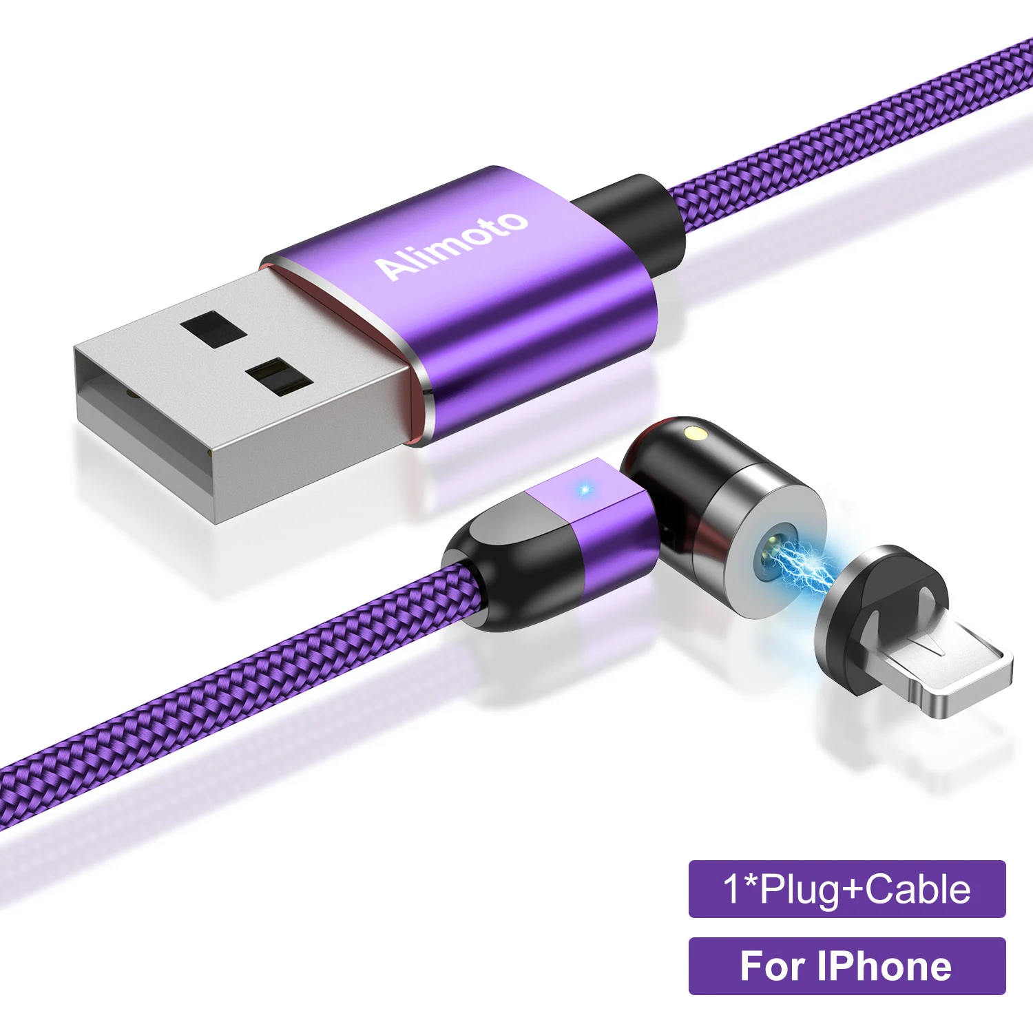 Магнитный кабель USB 3 А для быстрой зарядки iPhone 11 8 7 6 XS XR X Plus Samsung Xiaomi Type C Micro зарядный