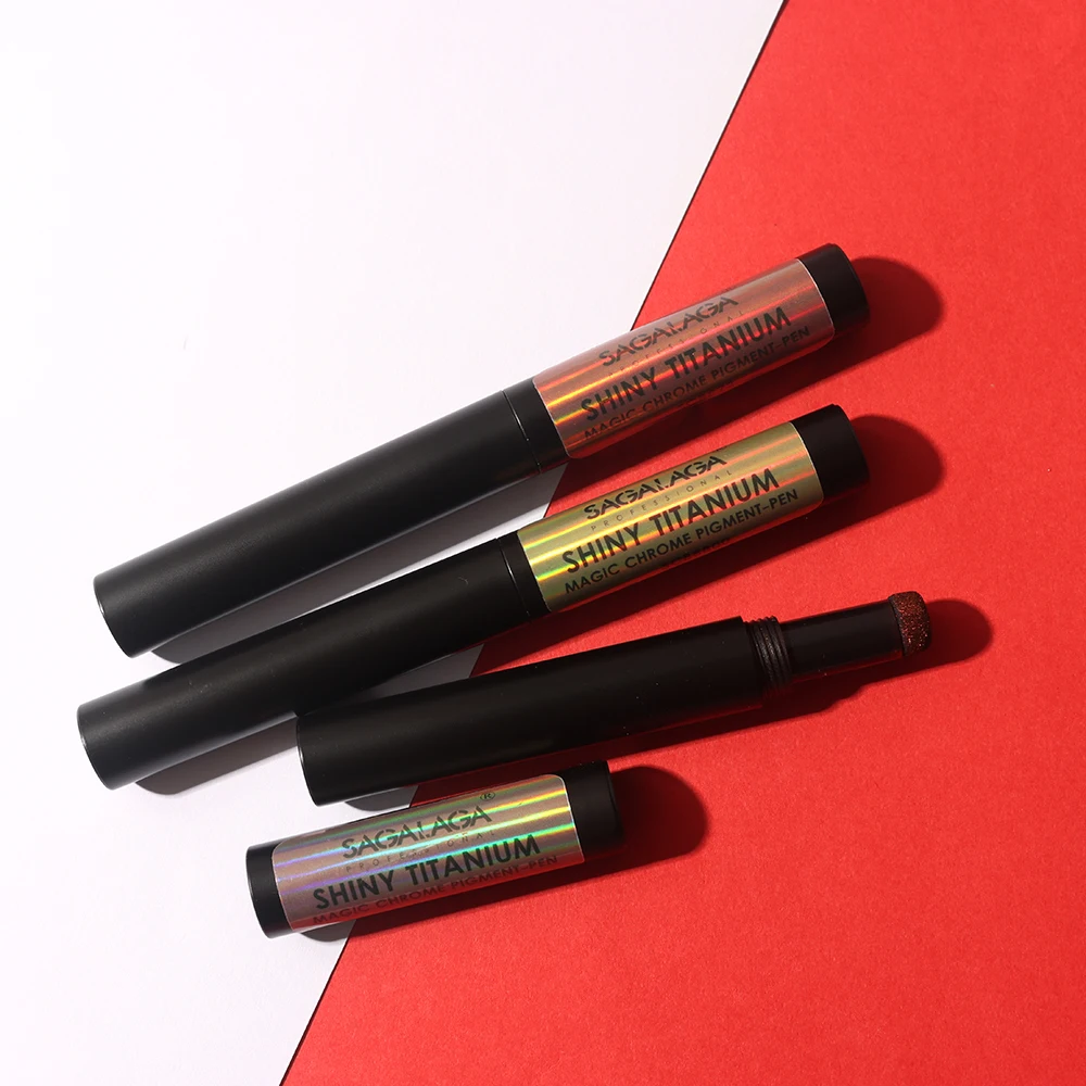 Chrome Nail Powder Magic White Pearl Mirror Effect Silver Metallic Nails Art Decoration