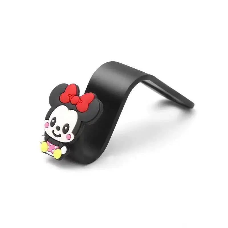 Cute Small Car Interior Decorations Universal Vehicle Hook Crystal Car Seat Back Rear Hook Accessories Protection Headrest Camry