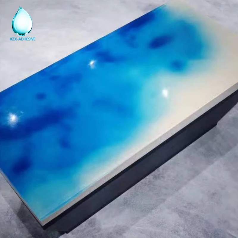 
High Quality Epoxy resin for stone / wood furniture two-component AB liquid casting 