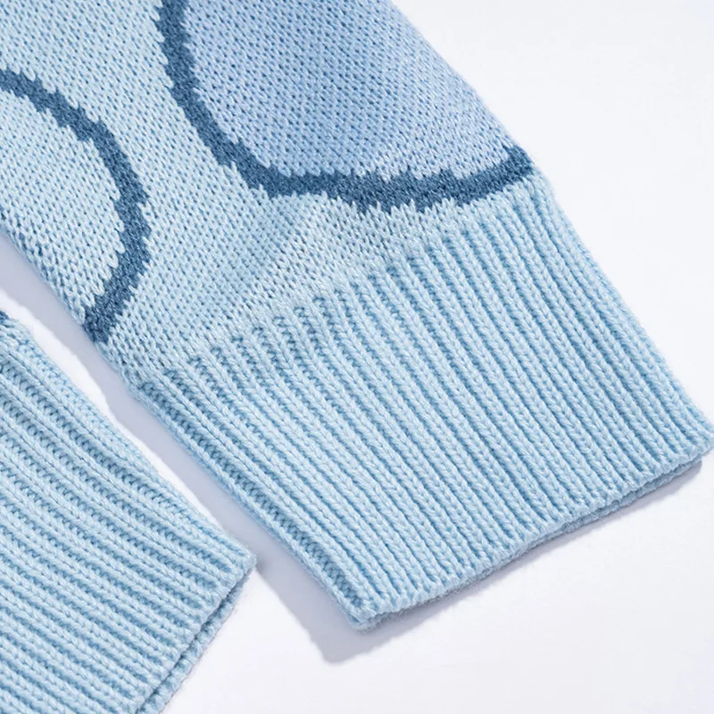 Мужское осенне-зимнее пальто 2021, повседневный Свободный пуловер с круглым вырезом для пар, мужской свитер на Рождество