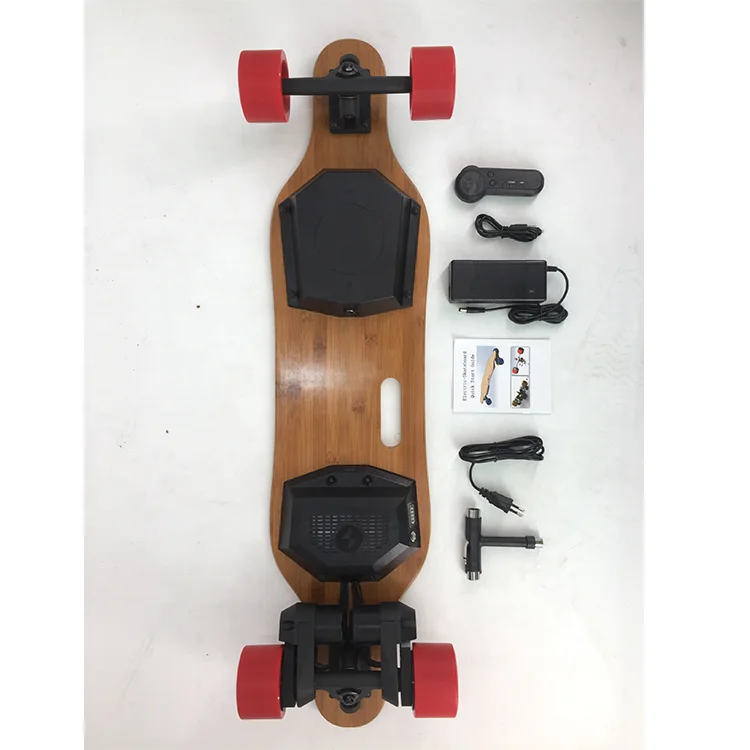 Waterproof double-motor longboard cross-country all-terrain skateboard