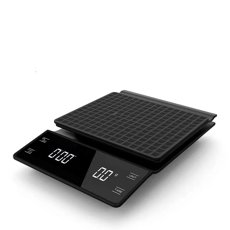 Digital Coffee Kitchen Scale with Timer Electronic Weighing Scale for Coffee Food & Measurement Easy Read Digital Display