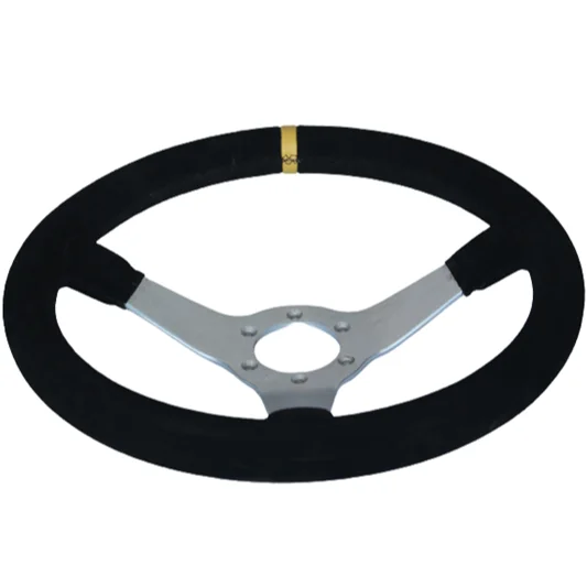 TRAPLY Custom 320mm 350mm Suede Steering Wheel Racing For VW polo