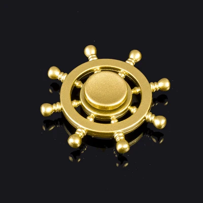 Rainbow Heptagonal Hand Spinner Fidget Zinc Alloy Metal  Finger Spinner Flying Fidget Spinner