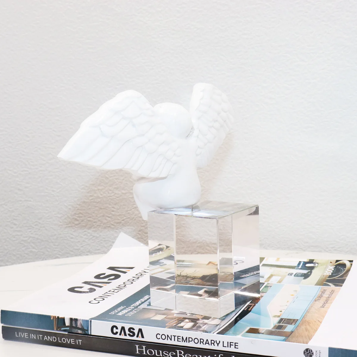 Заводская цена смолы ангел орнамент простой персонаж скульптура для домашнего декора