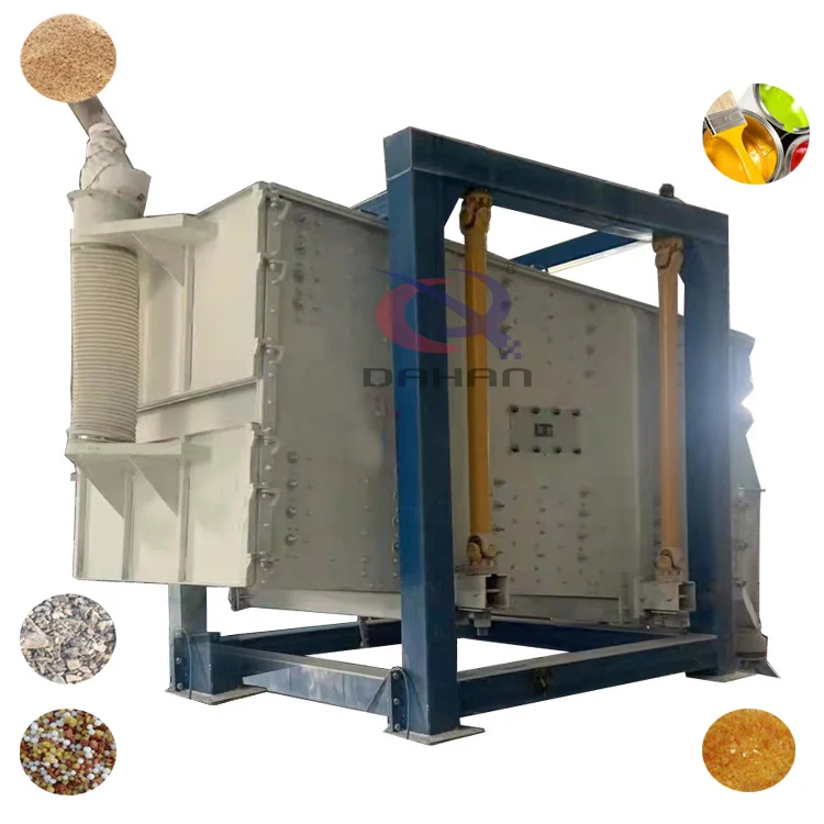 Electromagnetic Materials Tumbler Powder Swing Rectangular Square Gyratory Machine Grading Mobile Vibrating Screen