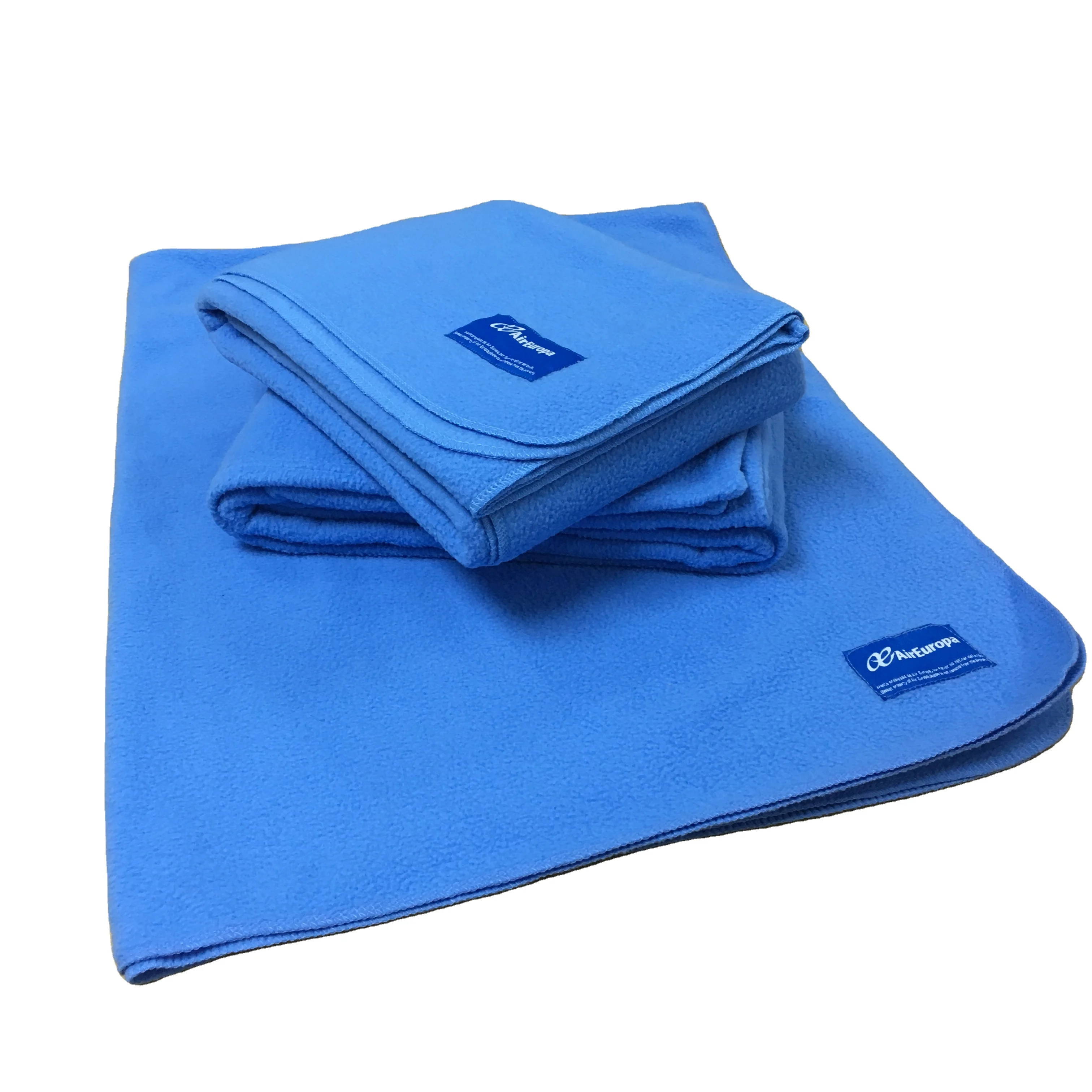Wholesale Disposable Cheap Polar Fleece Blanket Anti-pilling Airline Blanket for economic class