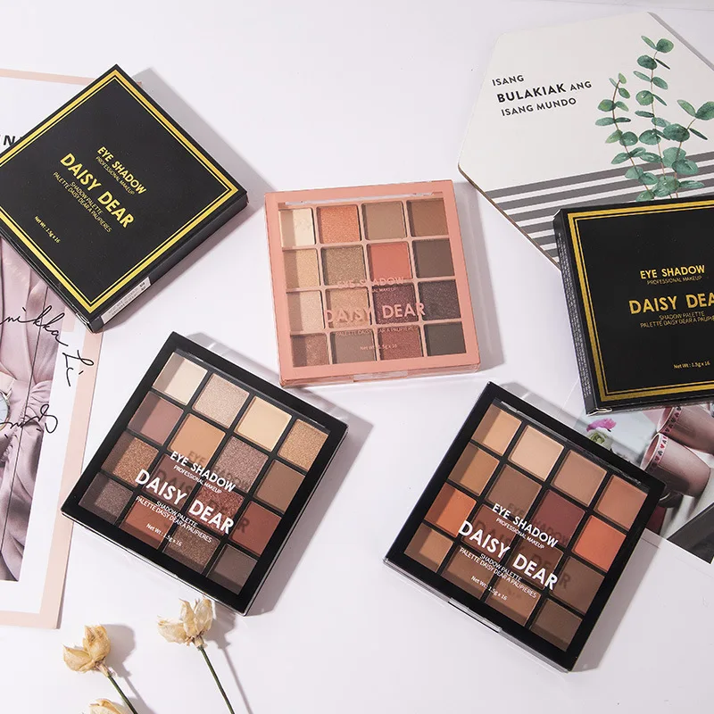 High Quality Non-flying Powder Easy To Push Away Silky Square Makeup Eyeshadow Palette