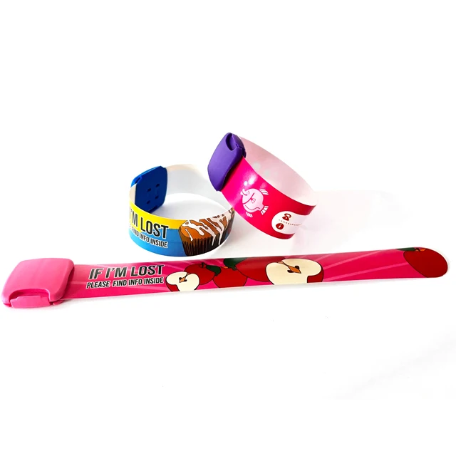 High-quality Materials Waterproof Custom Bracelet For Children Wristband Anti Lost Alarm