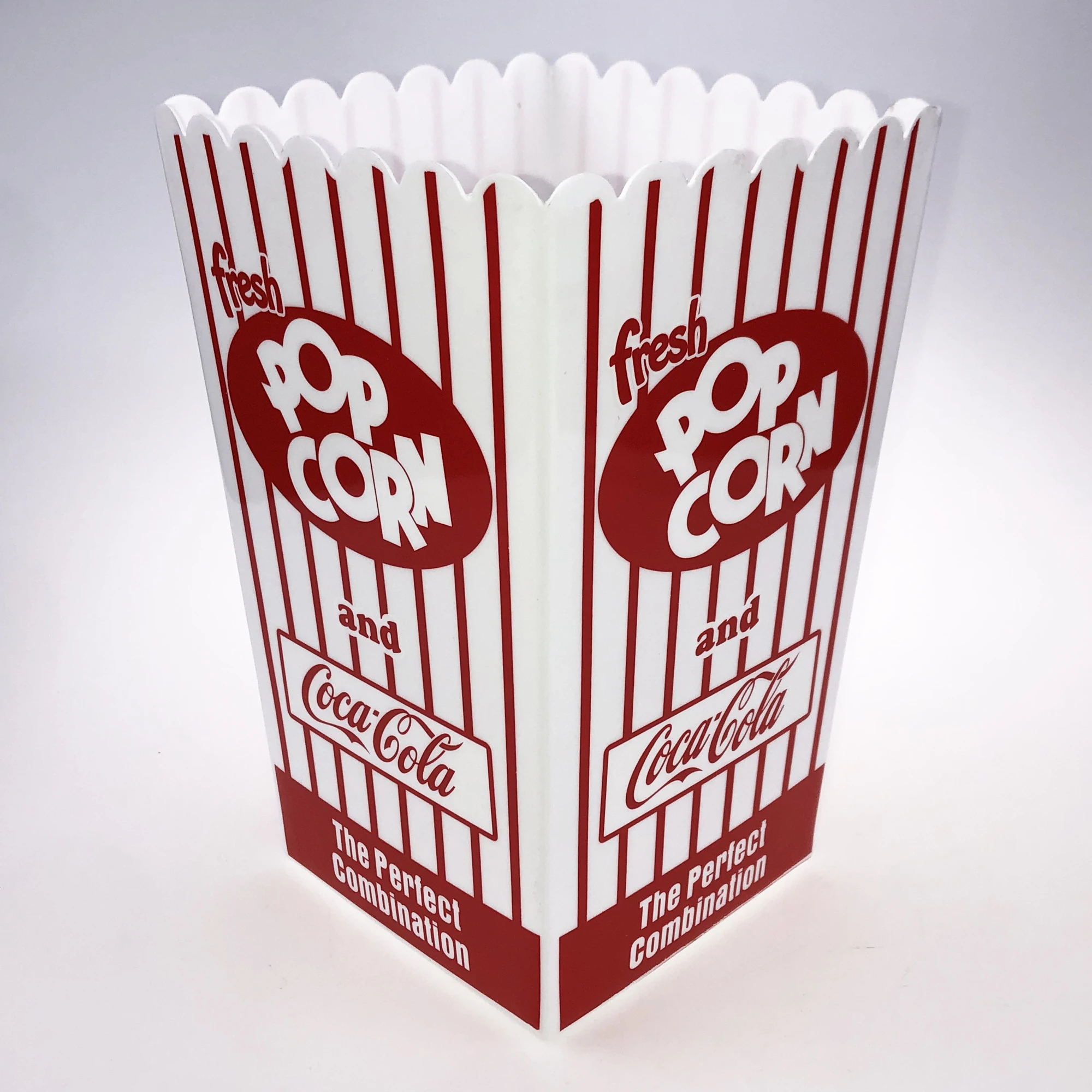 personalized Open-top Reusable popcorn bucket plastic popcorn packaging favor boxes Containers For party wedding