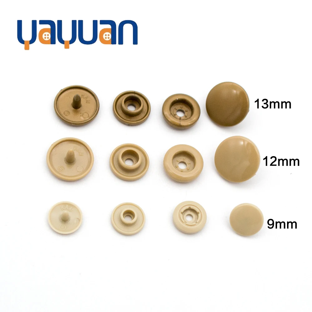 2024 カスタマイズ可能なプラスチック スナップ ボタン ファスナー 4 パート レインコート バッグなどのボタン