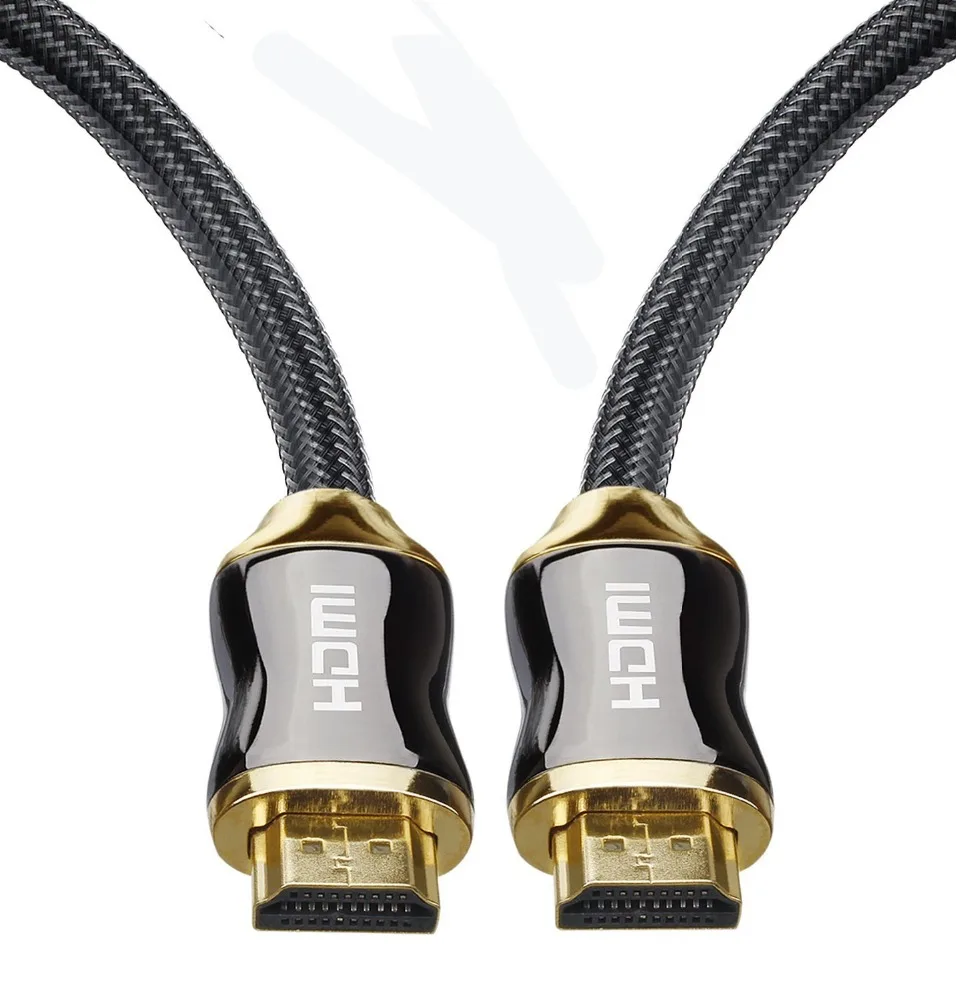 Высокая скорость 50 м xxx видео высокой четкости HDMI кабель 24K позолоченный 1080P 2160 3D 4K для PS3 HDTV