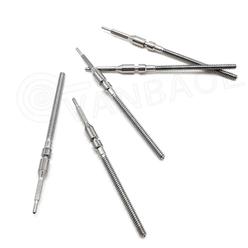 Steel Watch Stem Crown Replacement For 8200 8215 watch Mechanical Movement Accessories Spare Tools Parts