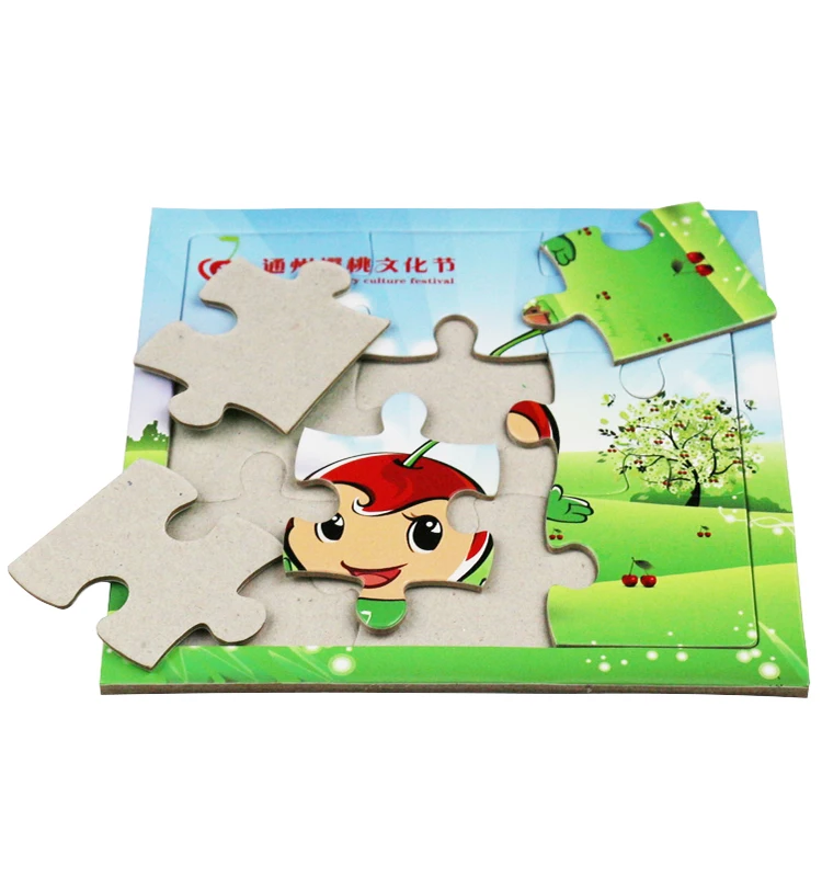 Best selling Custom funny children Cardboard Jigsaw Puzzle/cardboard paper puzzle