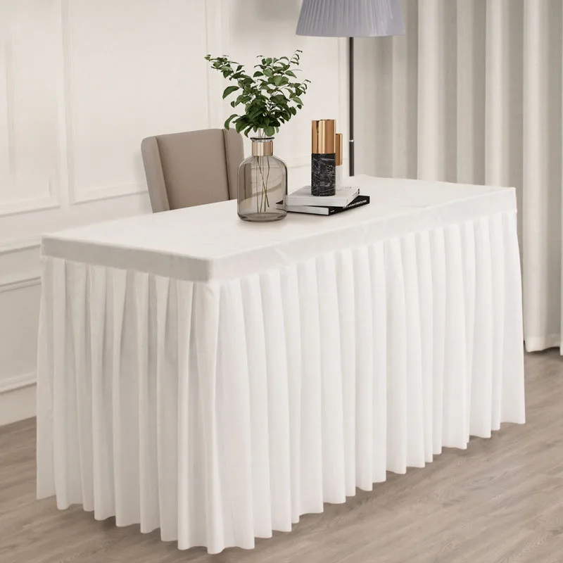 Mantel de terciopelo 100% polyester custom size welcome plain color solid design velvet tablecover table cloth
