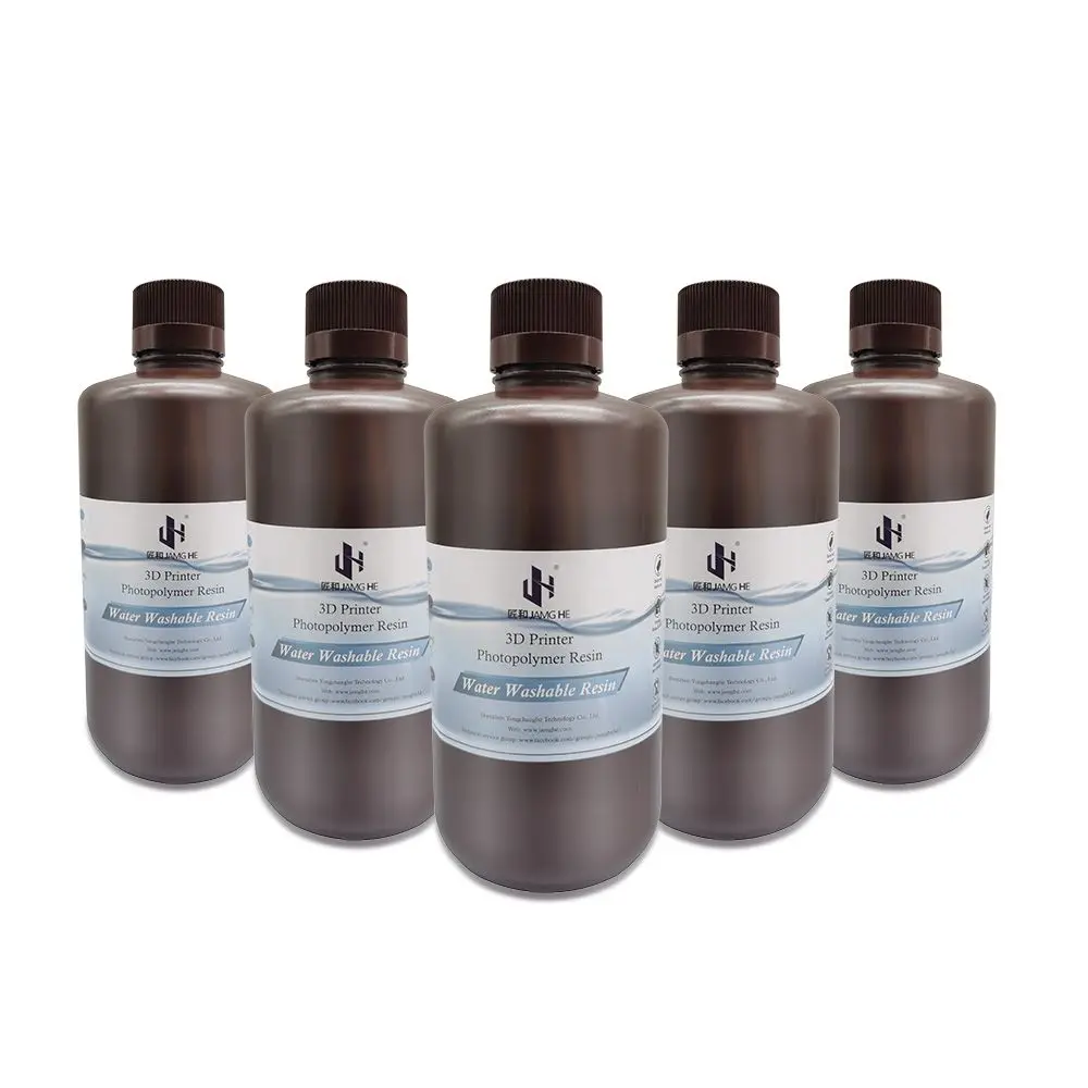 JAMGHE 8K Water Washable Resin For 3D Printer 405nm UV Light LCD DLP SLA  Resins Great Surface Irritation Factory Manufacturer