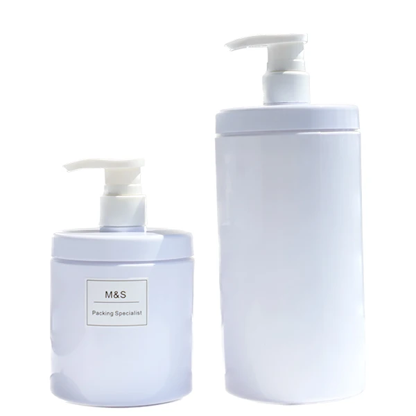 Plastic Lotion Dispenser Refillable Liquid Container for Dispensing Lotions, Shampoo, Bathroom, Kitchen Sink