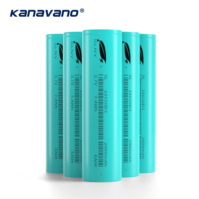 Wholesale 18650 rechargeable inr 3.7v 2000mah 3C lithium ion battery for electric vehicles