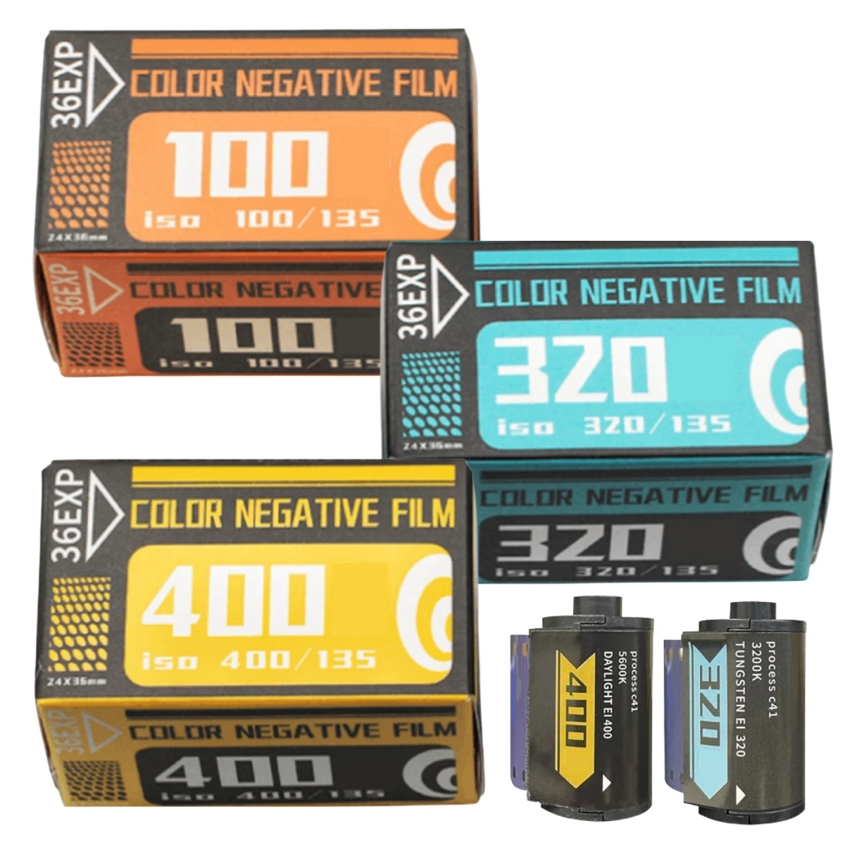 135 Color Negative Film ISO 400 320 100 35mm Rolls 36 Exp Process C-41 Disposable Camera