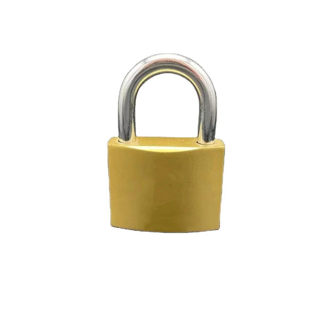50mm imitate brass padlock good quality safety door lock safety iron padlock