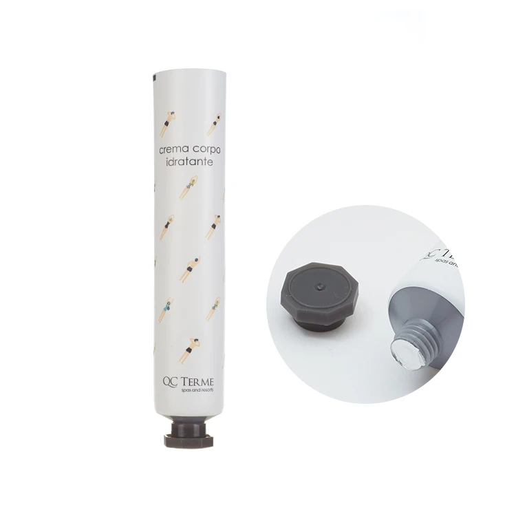 customized printing aluminum abl tube for cosmetic hand cream aluminum round tube packing squeeze toothpaste bottles soft tube