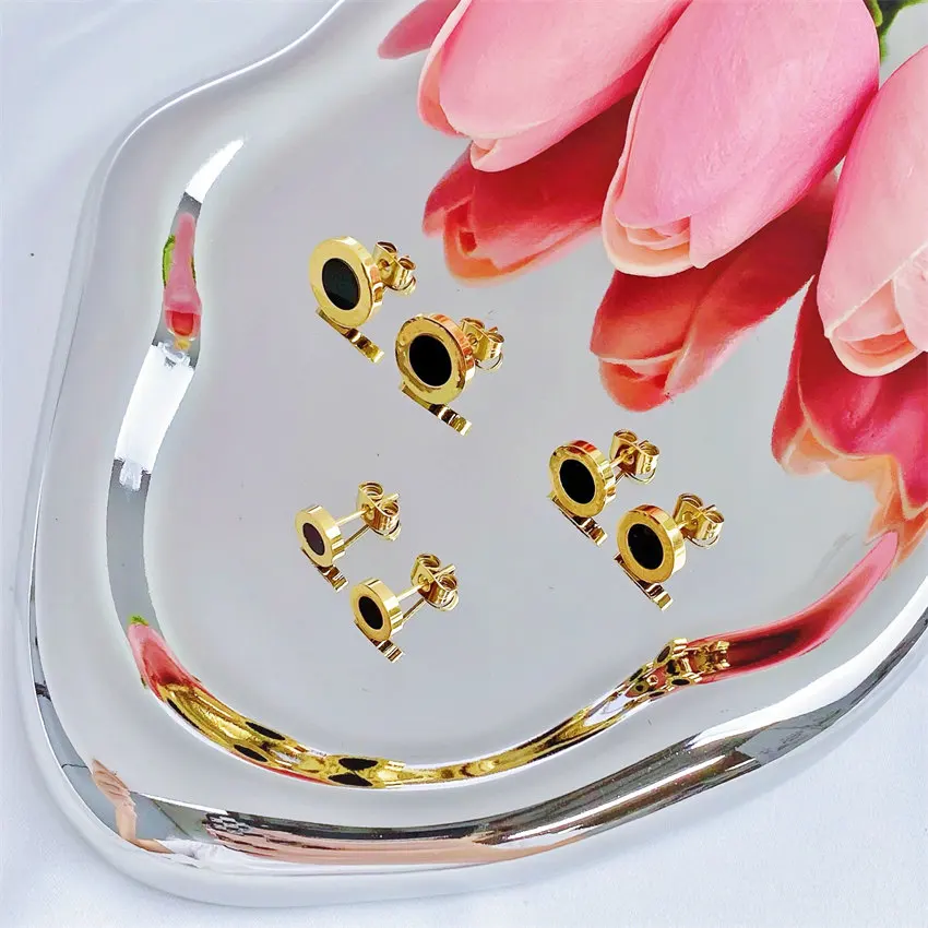 High Quality Cheap Brand Dubai Gold Plated Stainless Steel Pendant Necklace Earrings Jewelry Set For Women