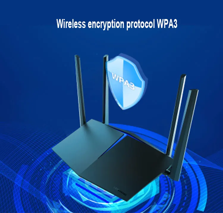 WiFi 6 Router 1800Mbps Smart Dual Band WiFi 6 802.11ax Wireless Gaming Routers with 4 Gigabit Port for Home Office New 128Users