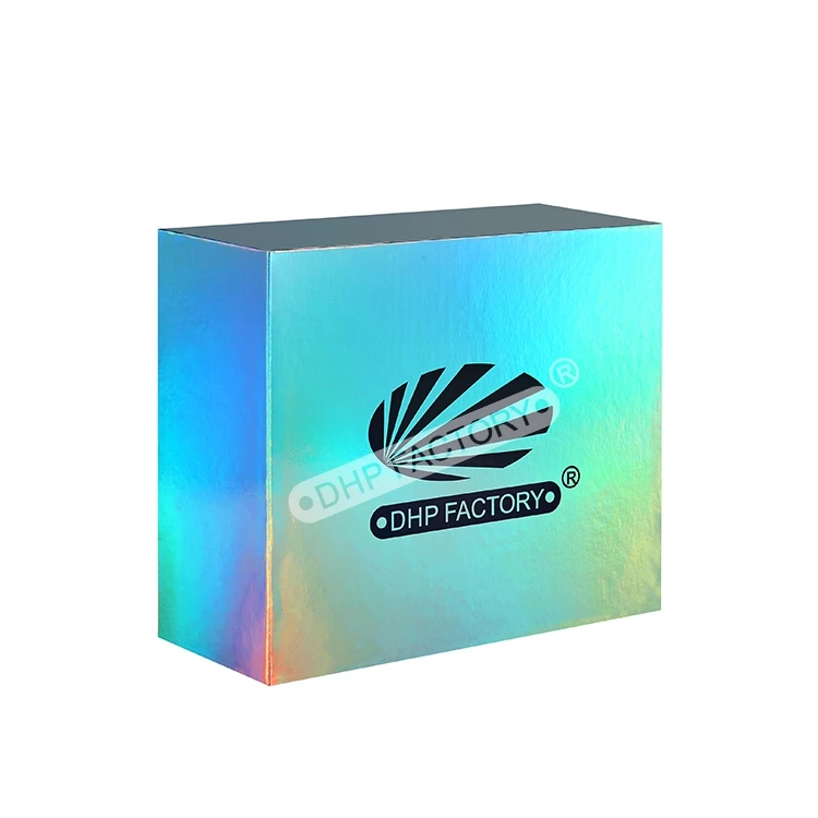 Custom Luxury Cardboard Foldable Packaging Laser Cut Printed Paper Gift Box Enclosure Box for Gift Ray Pattern Design