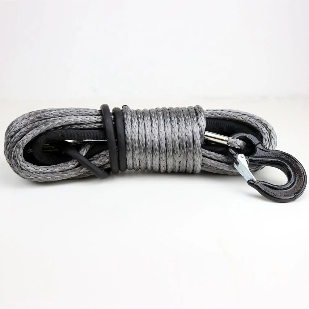 China High Quality 12-Strand Or Double Braided Synthetic Uhmwpe (HMPE) Rope For Winch Marine Off-Road Towing Slings