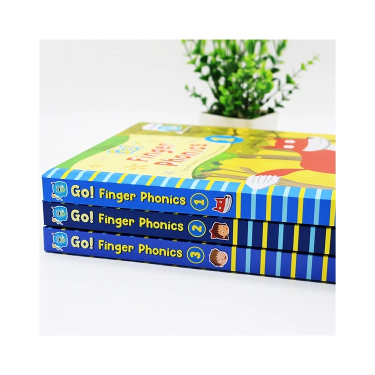 Children educational books toys learning english finger touch sound book for kids