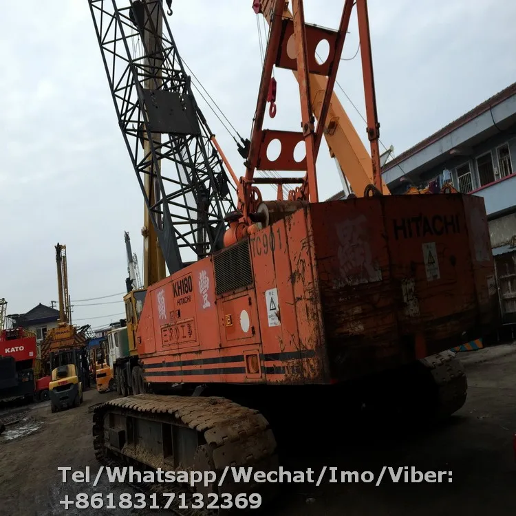 
Good Quality Used Hitachi KH180 50 ton Crawler Crane For Sale 