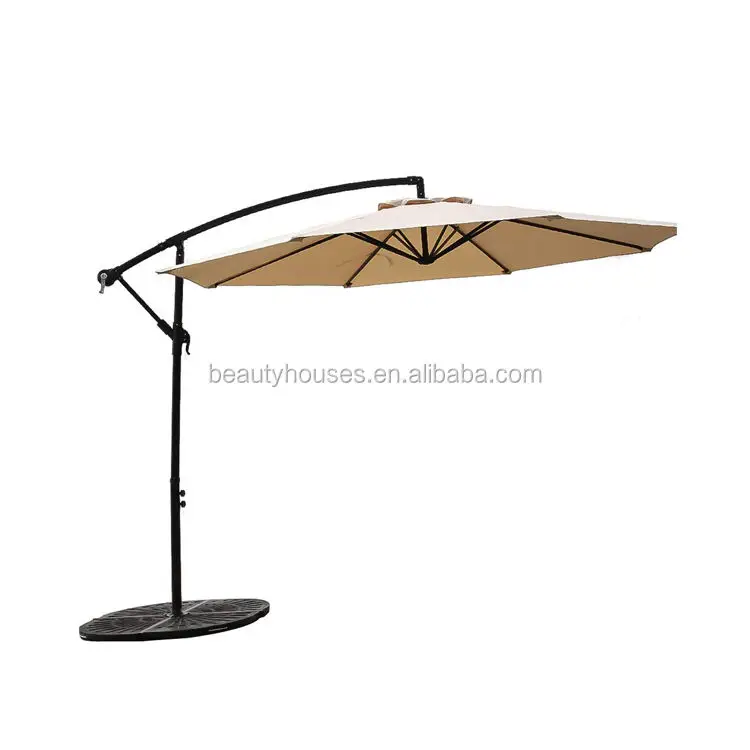 professional factory customizeddurable hotel courtyard garden pool patio aluminum stand outdoor sun umbrella