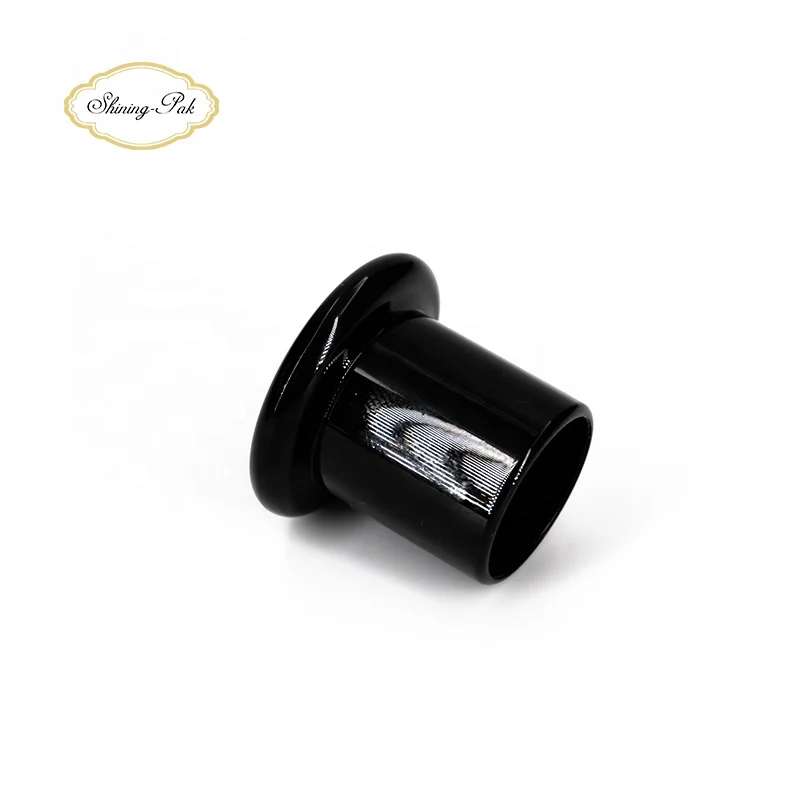 Black mushroom shape plastic perfume cap  perfume bottle cap lids closures luxury bottle caps perfume packaging