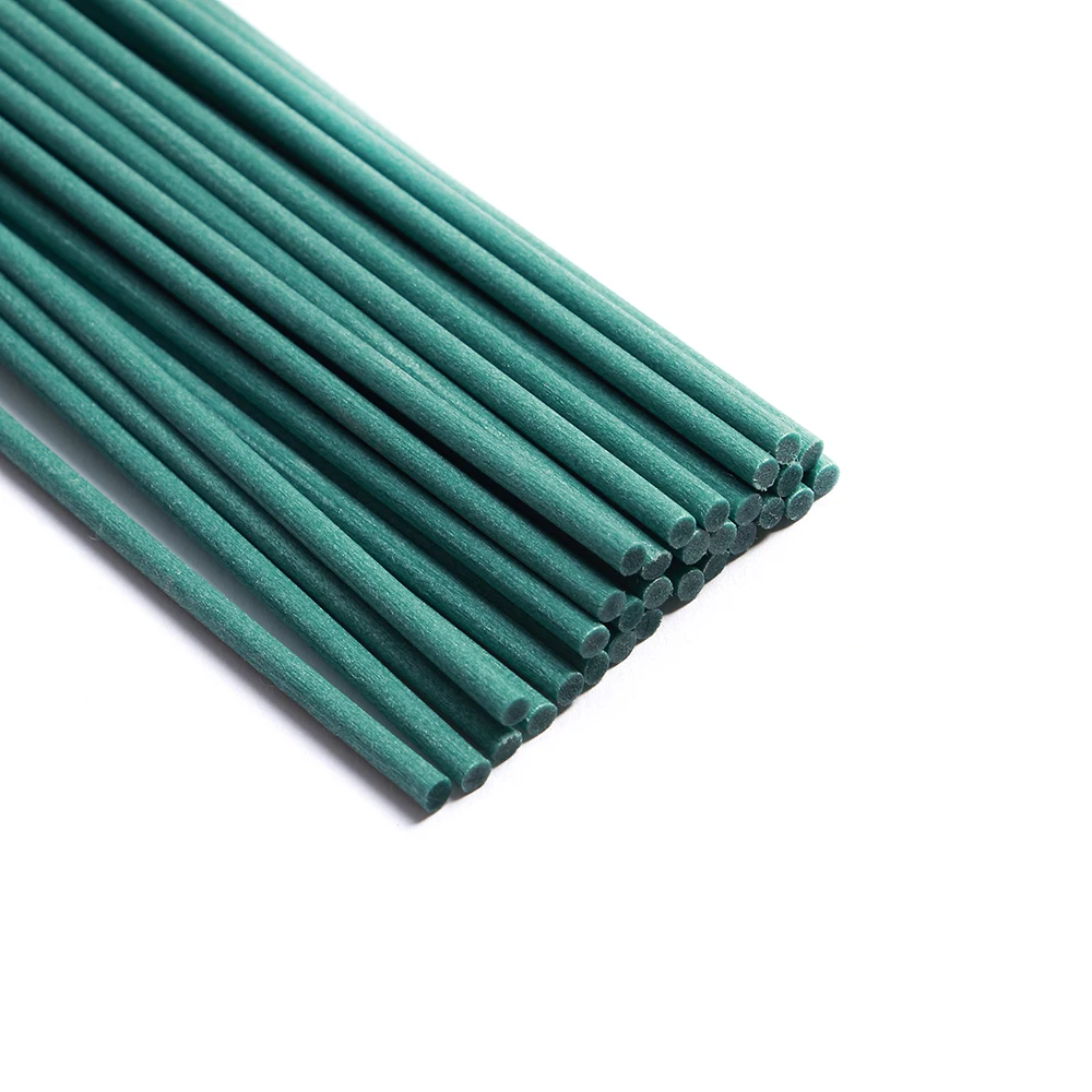 Free Sample Essential Oil Aroma Diffuser Natural Green Rattan Fiber Reed Diffuser Stick