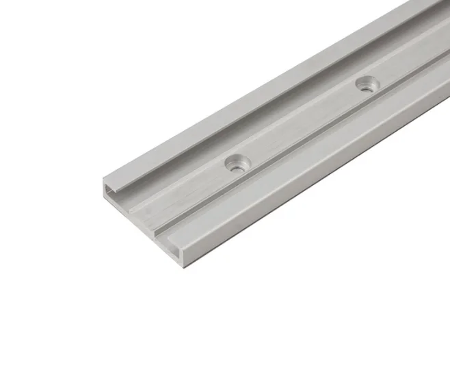 Customized aluminum t track extrude aluminum track T slot profile for guide rail factory price