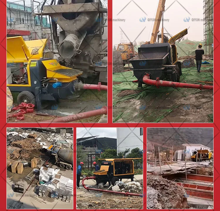 Mobile concrete mixer with pump concrete mixer with pump concrete pumps